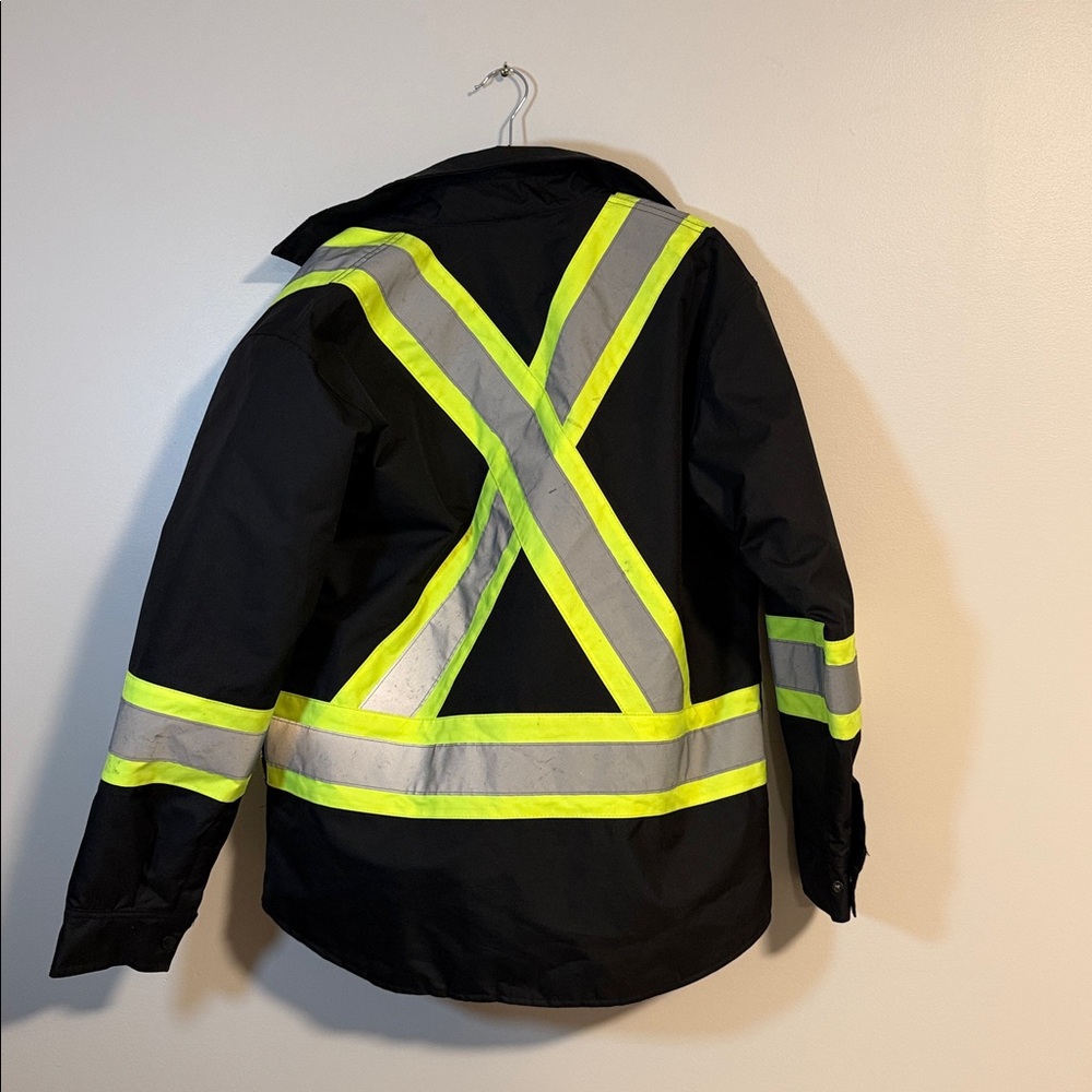 Reflective Black and Yellow Performance Jacket - Picture 9 of 9